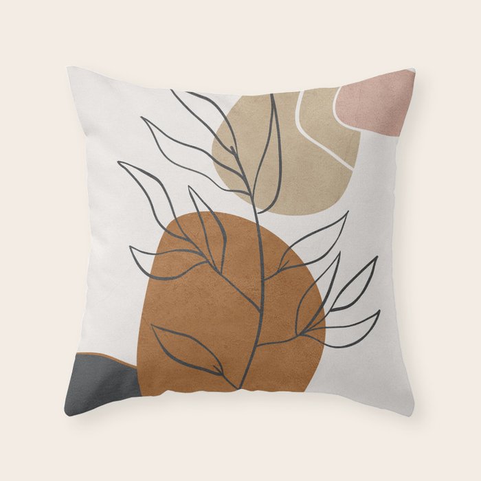 Abstract Shapes 10 Throw Pillow Gallery Image 6
