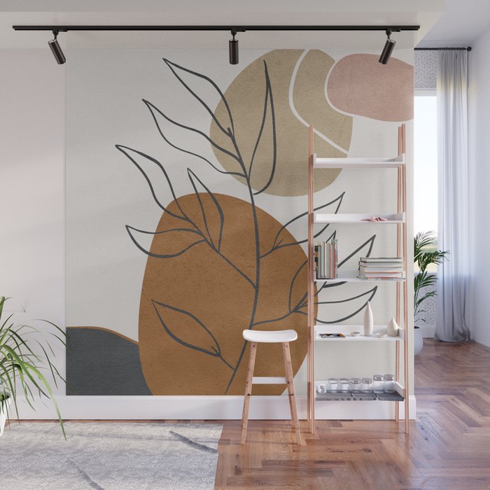 Abstract Shapes 10 Wall Mural Gallery Image 1
