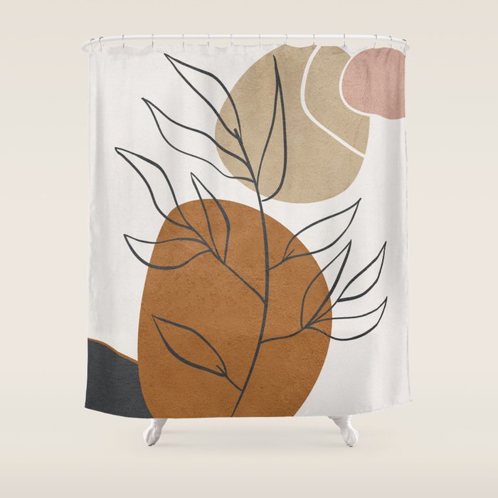 Abstract Shapes 10 Shower Curtain Gallery Image 1