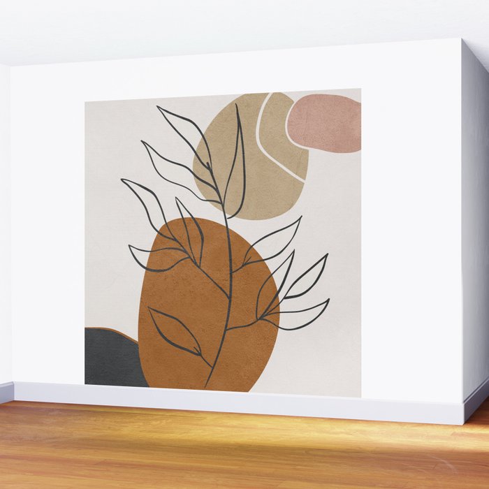 Abstract Shapes 10 Wall Mural Gallery Image 2