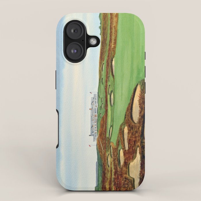 Shinnecock Hills Golf Course With Clubhouse iPhone Case Gallery Image 1