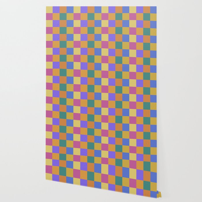 Checkered Multicolor Pattern XXII Colorful Bright Wallpaper Gallery Image 2