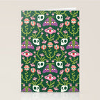 Botanical Skull and Moth Stationery Card Gallery Image 2