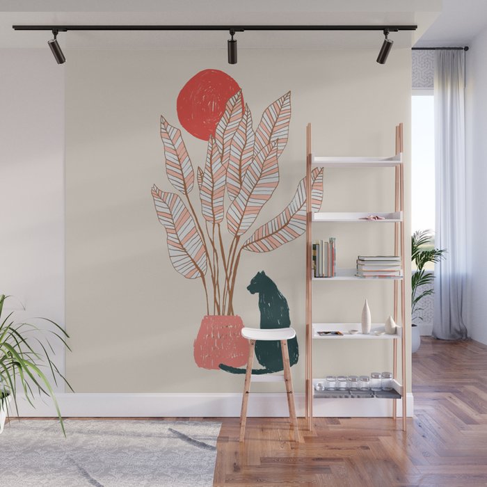 Summer panther Wall Mural Gallery Image 1