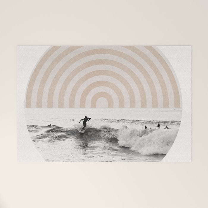 Retro Surfer Welcome Mat Gallery Image 1