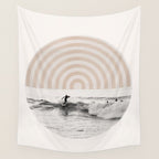 Retro Surfer Wall Tapestry Gallery Image 4