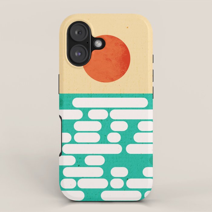 Sun over the sea iPhone Case Gallery Image 1