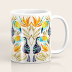 Tropical Toucans - Sepia Palette Coffee Mug Gallery Image 1