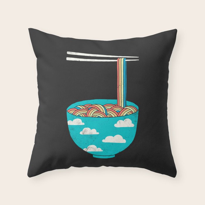 Rain-Bowl Throw Pillow Gallery Image 6
