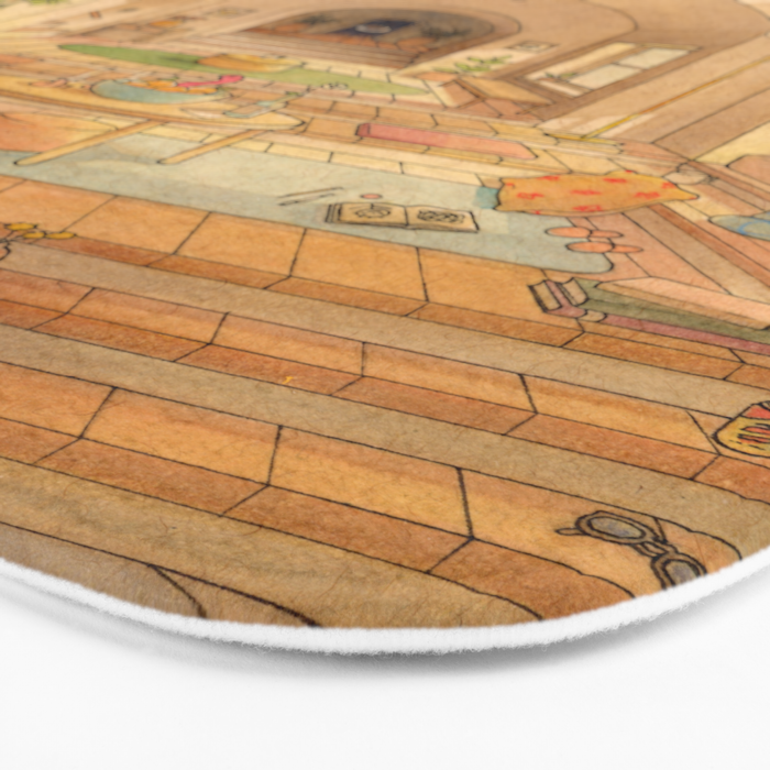 Sunny Day Blues Bath Mat Gallery Image 3