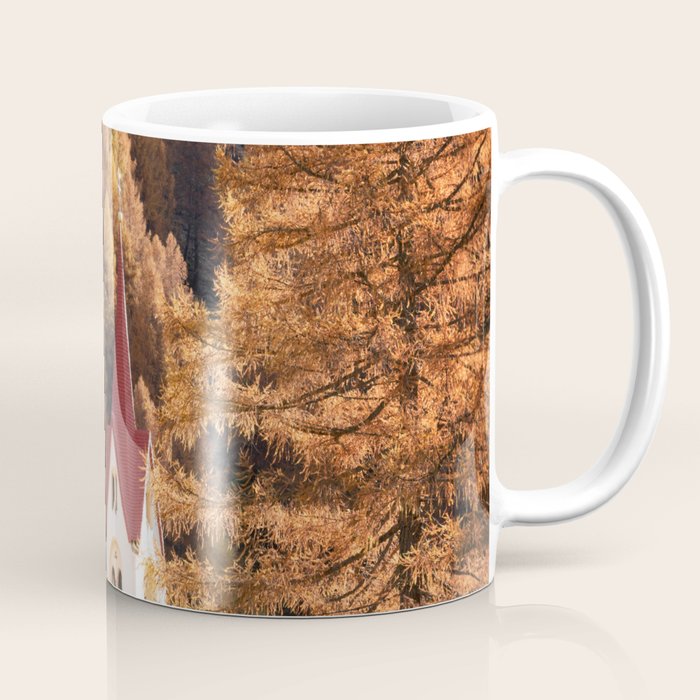 Autumn in Dolomites Italy Travel Photography Coffee Mug Gallery Image 1