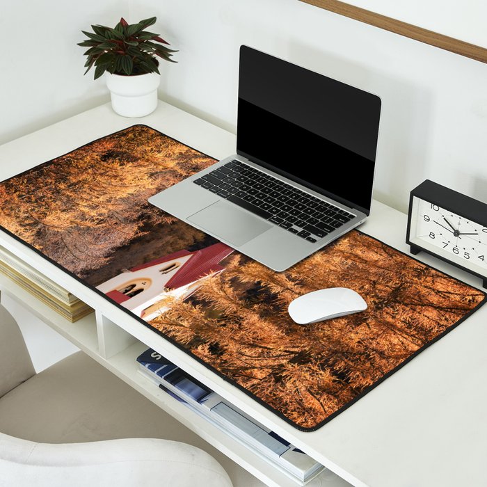 Autumn in Dolomites Italy Travel Photography Desk Mat Gallery Image 2