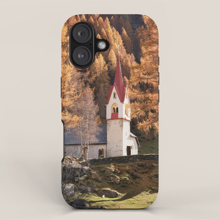 Autumn in Dolomites Italy Travel Photography iPhone Case Gallery Image 1