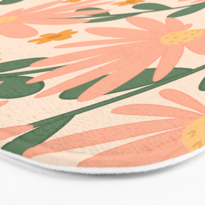 Meadow of Autumn Wildflowers Bath Mat Gallery Image 3