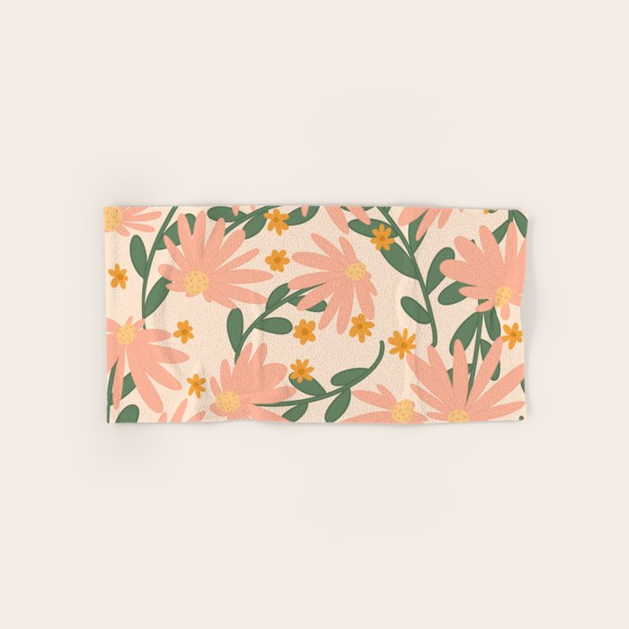 Meadow of Autumn Wildflowers Bath Towel Gallery Image 1