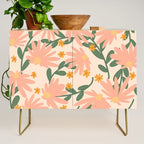 Meadow of Autumn Wildflowers Credenza Gallery Image 1