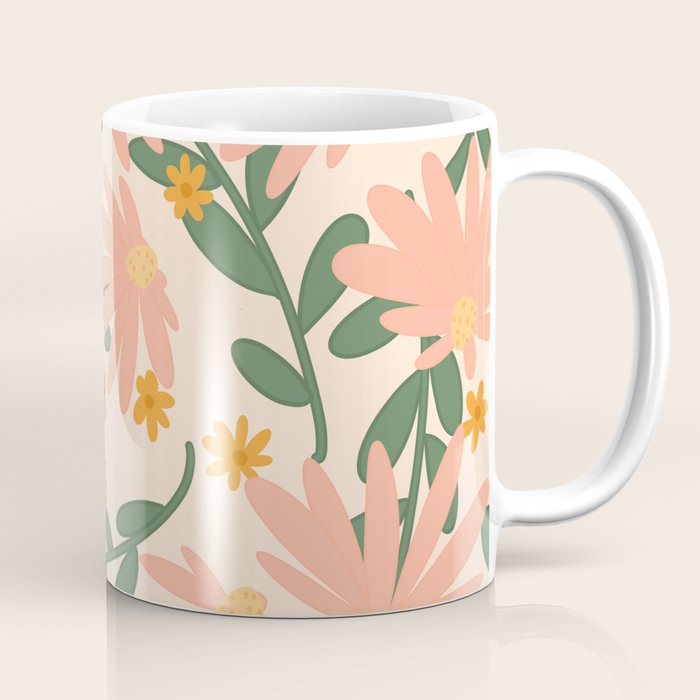Meadow of Autumn Wildflowers Coffee Mug Gallery Image 1