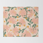 Meadow of Autumn Wildflowers Throw Blanket Gallery Image 2