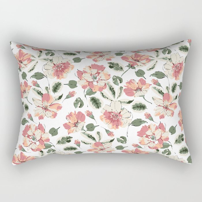 Modern tropical garden WGP Rectangular Pillow Gallery Image 2