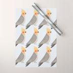Whimsy Cockatiel Wrapping Paper Gallery Image 1
