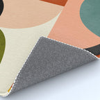 Geometric Abstract Mid Century Rug Gallery Image 4