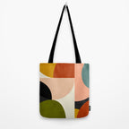 Geometric Abstract Mid Century Tote Bag Gallery Image 2
