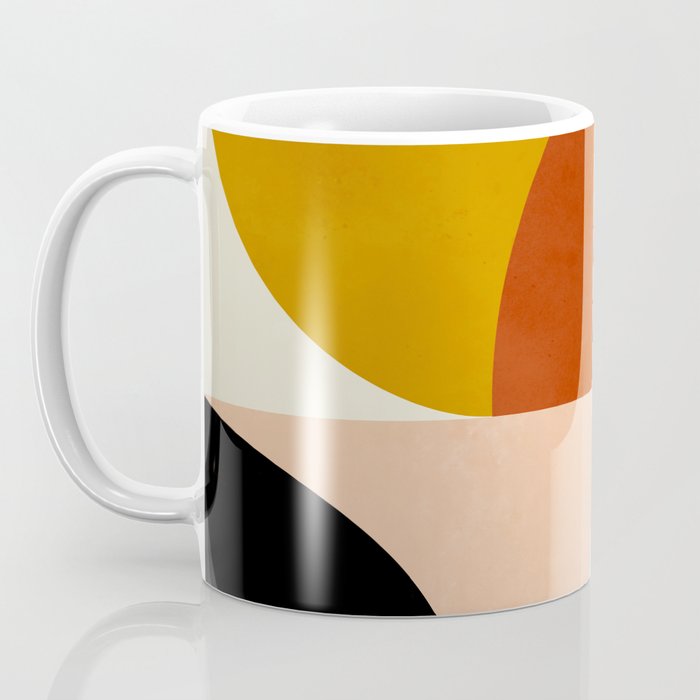 Geometric Abstract Mid Century Coffee Mug Gallery Image 3