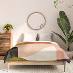 Geometric Abstract Mid Century Comforter Gallery Image 3
