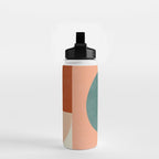 Geometric Abstract Mid Century Water Bottle Gallery Image 2