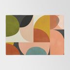 Geometric Abstract Mid Century Rug Gallery Image 2