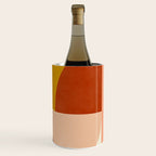 Geometric Abstract Mid Century Wine Chiller Gallery Image 1