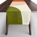 Geometric Abstract Mid Century Table Runner Gallery Image 1