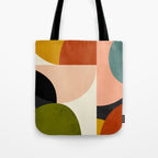 Geometric Abstract Mid Century Tote Bag Gallery Image 1