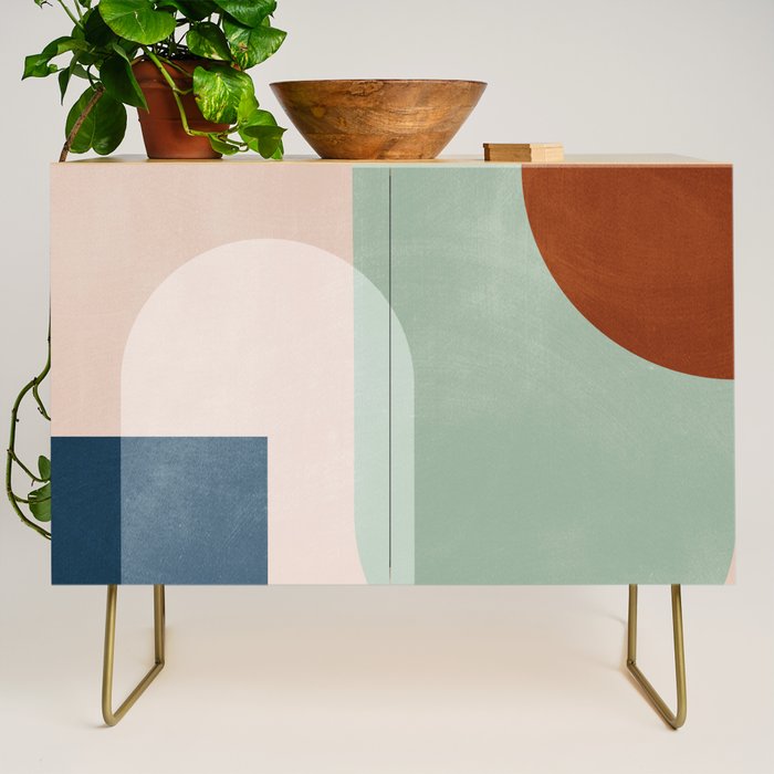 Abstract Geometric 18 Credenza Gallery Image 1