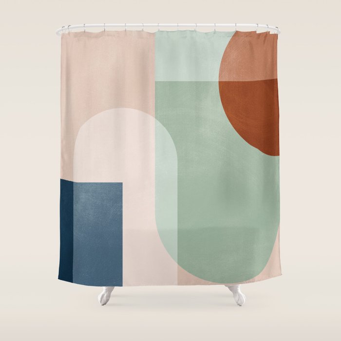 Abstract Geometric 18 Shower Curtain Gallery Image 1