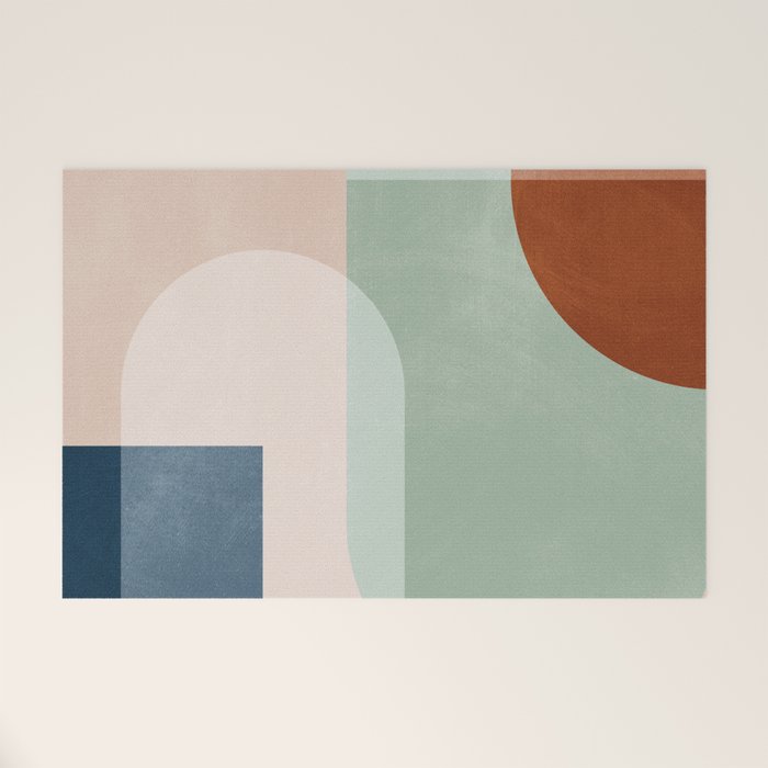Abstract Geometric 18 Welcome Mat Gallery Image 1