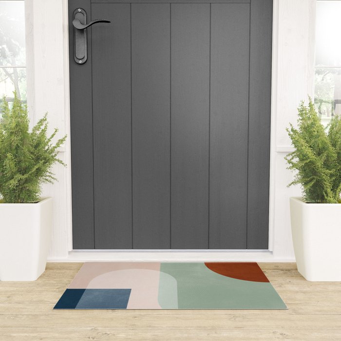 Abstract Geometric 18 Welcome Mat Gallery Image 3