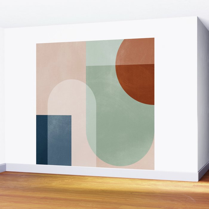 Abstract Geometric 18 Wall Mural Gallery Image 2