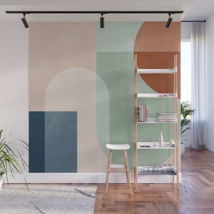 Abstract Geometric 18 Wall Mural Gallery Image 1