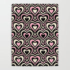 Sweethearts - black, pink, and cream  Poster Gallery Image 4