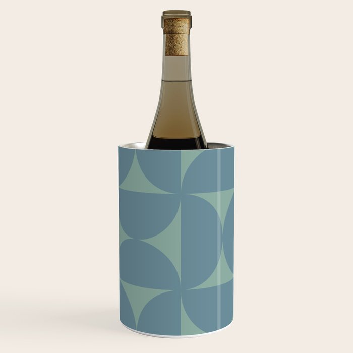 Bauhaus Mid Century Modern Geometric V Wine Chiller Gallery Image 3