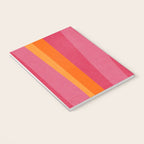Orange Hot Pink Yellow Bright Modern Artwork Notebook Gallery Image 3