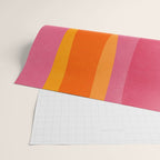 Orange Hot Pink Yellow Bright Modern Artwork Wrapping Paper Gallery Image 2