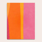 Orange Hot Pink Yellow Bright Modern Artwork Notebook Gallery Image 4