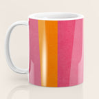 Orange Hot Pink Yellow Bright Modern Artwork Coffee Mug Gallery Image 3