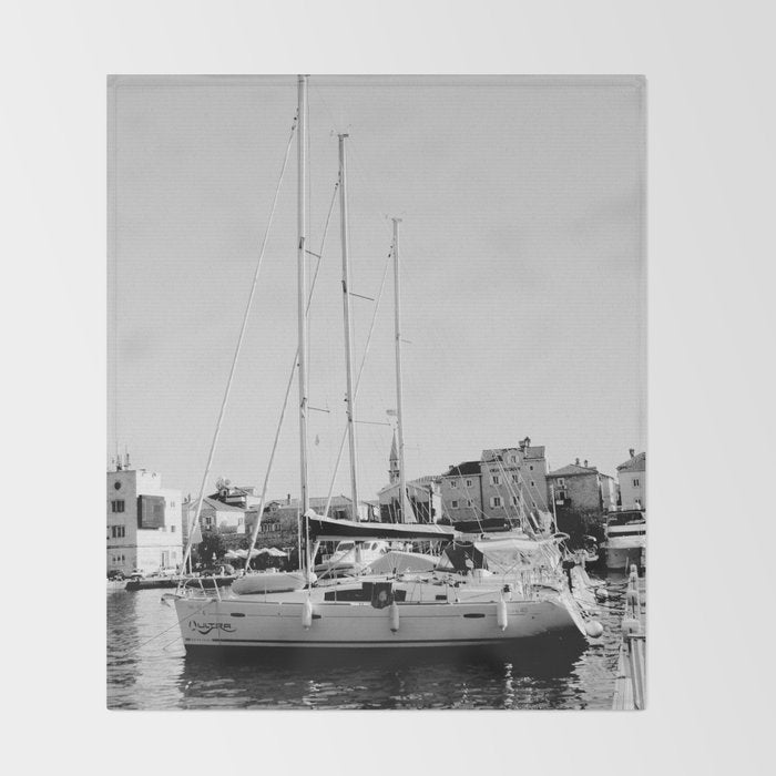 SAILBOAT Throw Blanket Gallery Image 2