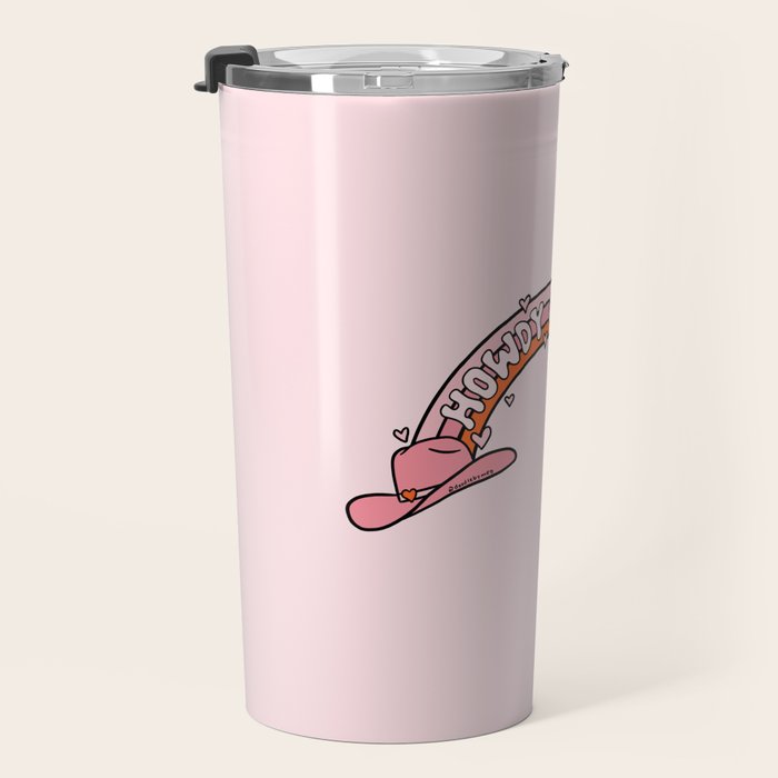 Howdy Cowgirl Travel Mug Gallery Image 3