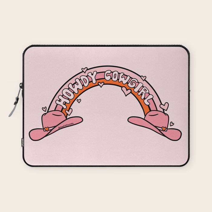 Howdy Cowgirl Laptop Sleeve Gallery Image 1