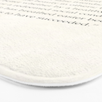 Ralph Waldo Emerson quote. To laugh often and much; to win the respect of the intelligent people and Bath Mat Gallery Image 3