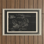 Minimal Window With Potted Plants 3 Outdoor Rug Gallery Image 1